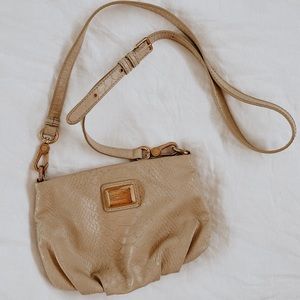 Marc Jacobs gold crossbody mini bag